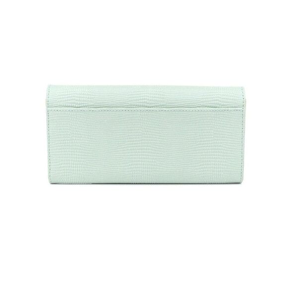 NWT Kate Spade Lizard Embossed Cyndy Wallet Dusty Mint - Picture 7 of 12